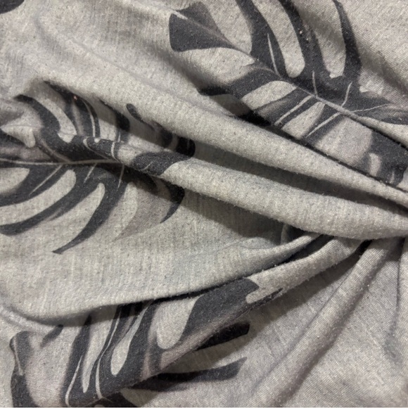 tropical palm leaf print dress size large - Picture 5 of 5